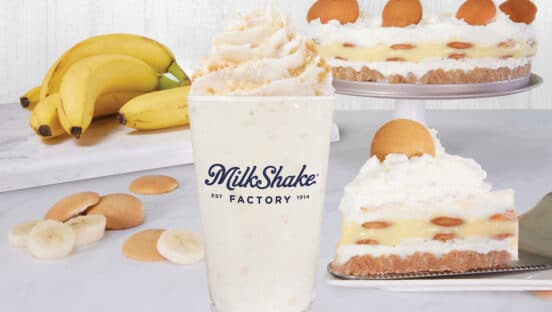MilkShake Factory's new Banana Cream Pie Milkshake.