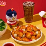 A graphic showcasing the new Dynamite Sweet & Sour Chicken.
