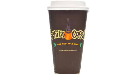 Philz Coffee cup.