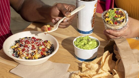 QDOBA food.