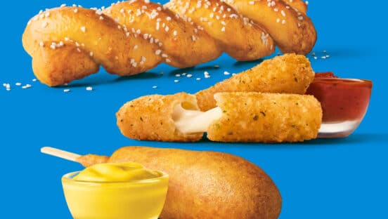 Sonic's snack menu