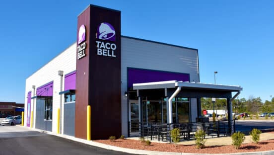 Taco Bell restaurant.