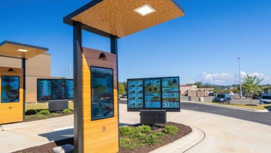 Burger King drive-thru thru.