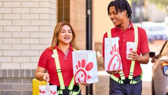 Chick-fil-A drive-thru.