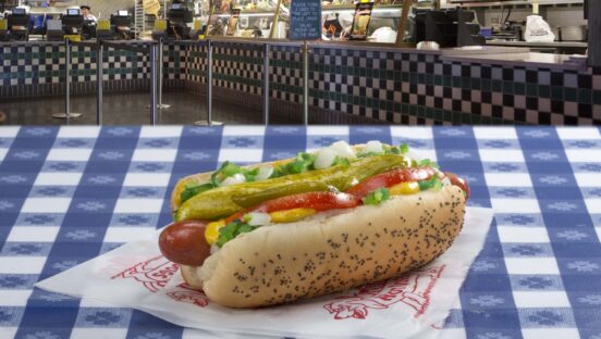 Portillo's hot dog.