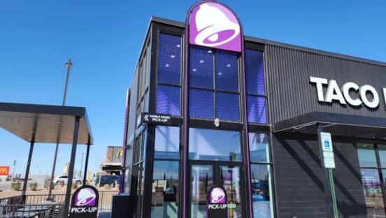 Taco Bell restaurant.