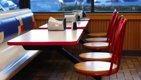 Fast-food restaurant.
