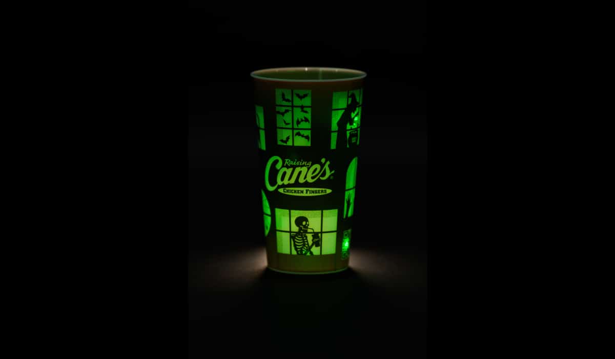 Raising Cane's cup.
