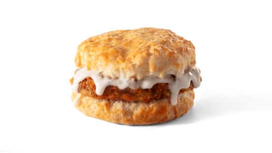 Bojangles' Smothered Steak Biscuit.