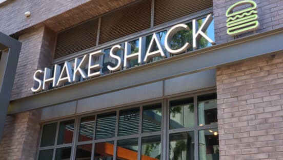 Shake Shack signage.