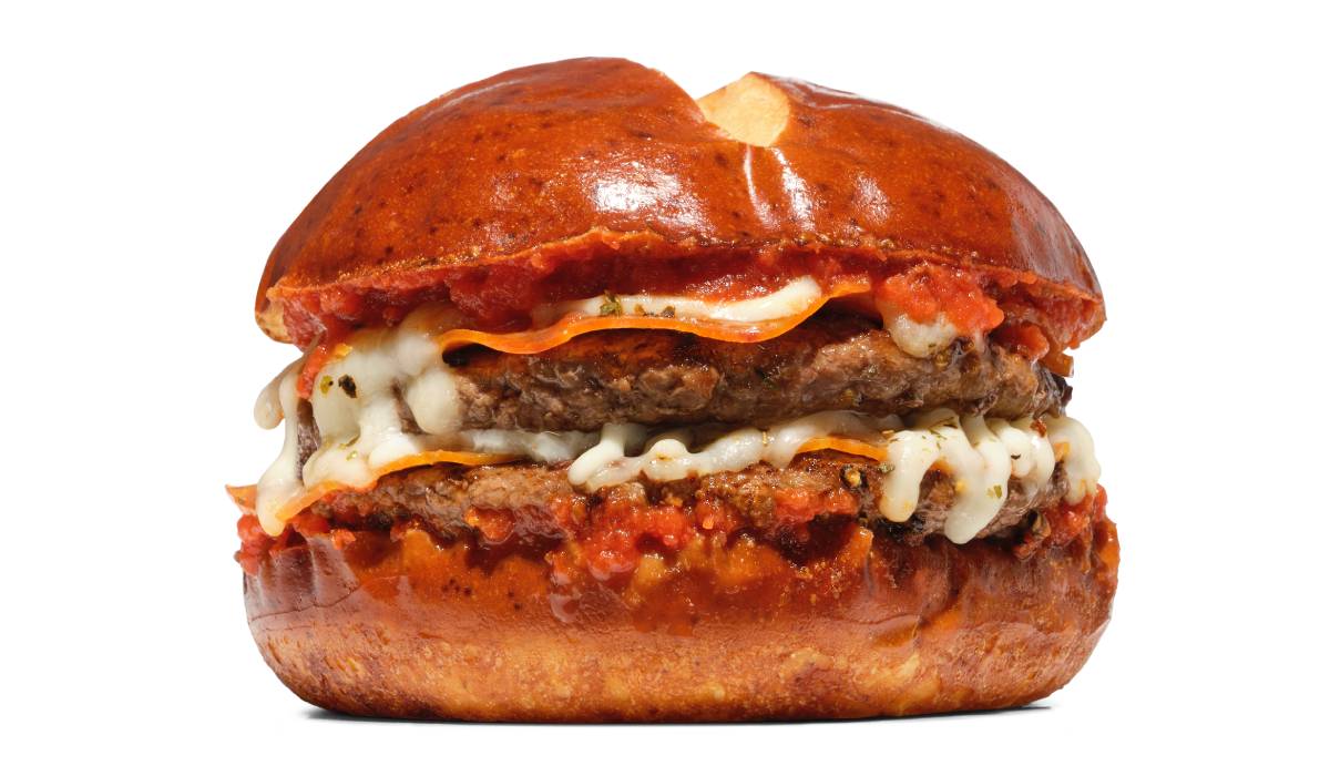 Ultimate Pizza Burger.