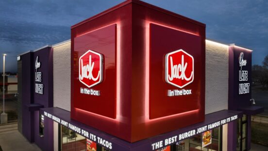 Jack in the Box signage.