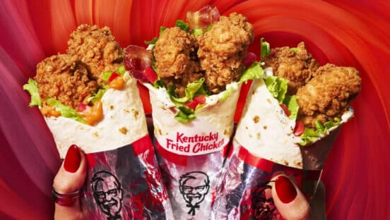 KFC's Twister Wraps.