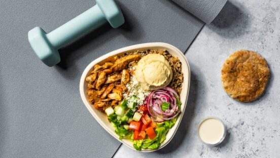 NAYA's Balanced Protein Bowl.
