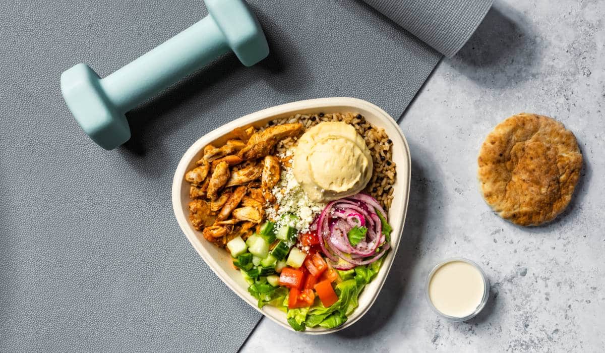 NAYA's Balanced Protein Bowl.