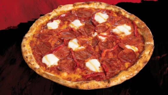 Blaze's 'Sweet Heat' pizza.