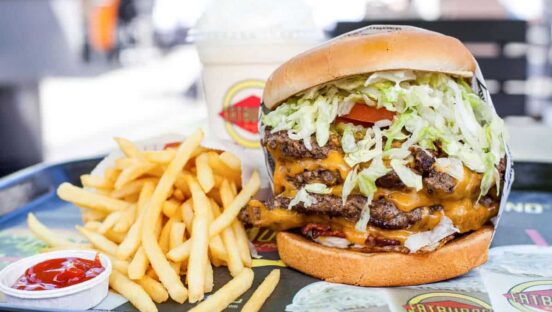 Food from Fatburger.