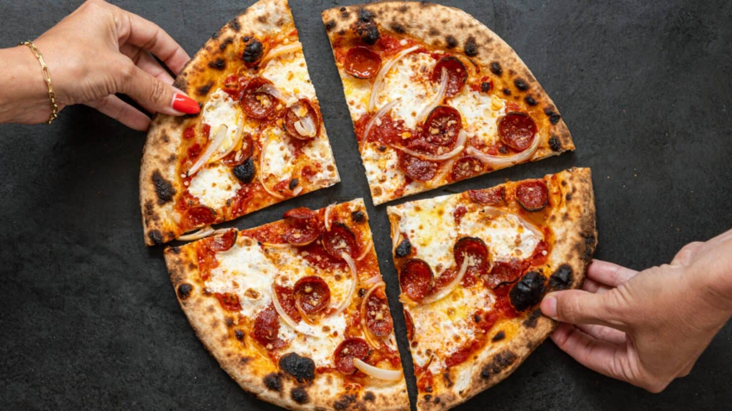 Pizza from How Ya Dough'n.