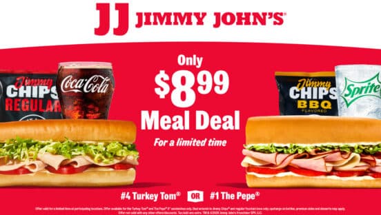 Jimmy John's $8.99 Meal Deal.
