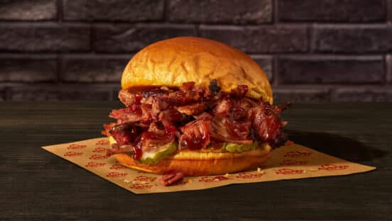 Arby's brisket sandwich.