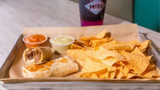 Grilled Burrito Dipper from Moe's.