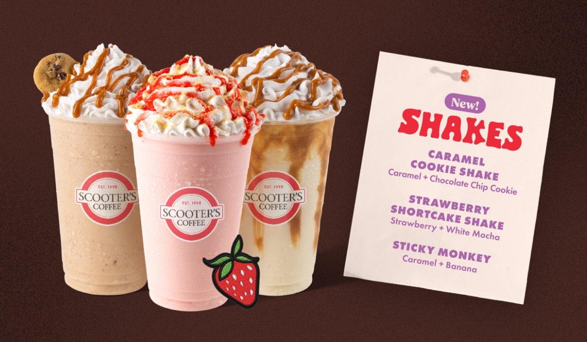 New milkshakes for Scooter's Coffee.