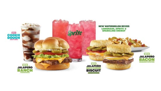 Wendy's spring menu lineup.