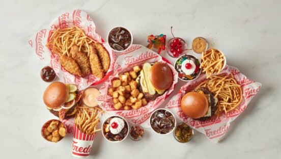 Freddy's menu.
