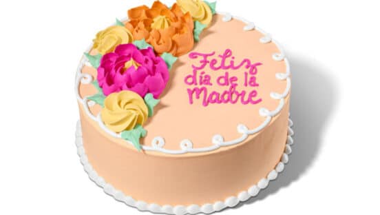 Baskin-Robbins' Peony Cake.