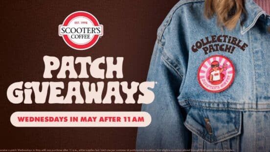 Scooter's Coffee patches.
