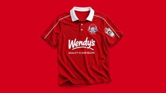 Wendy's jersey.