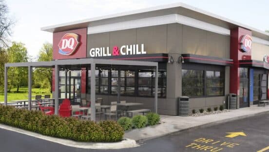 Dairy Queen exterior of restaurant.