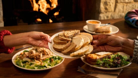 Food from la Madeleine.