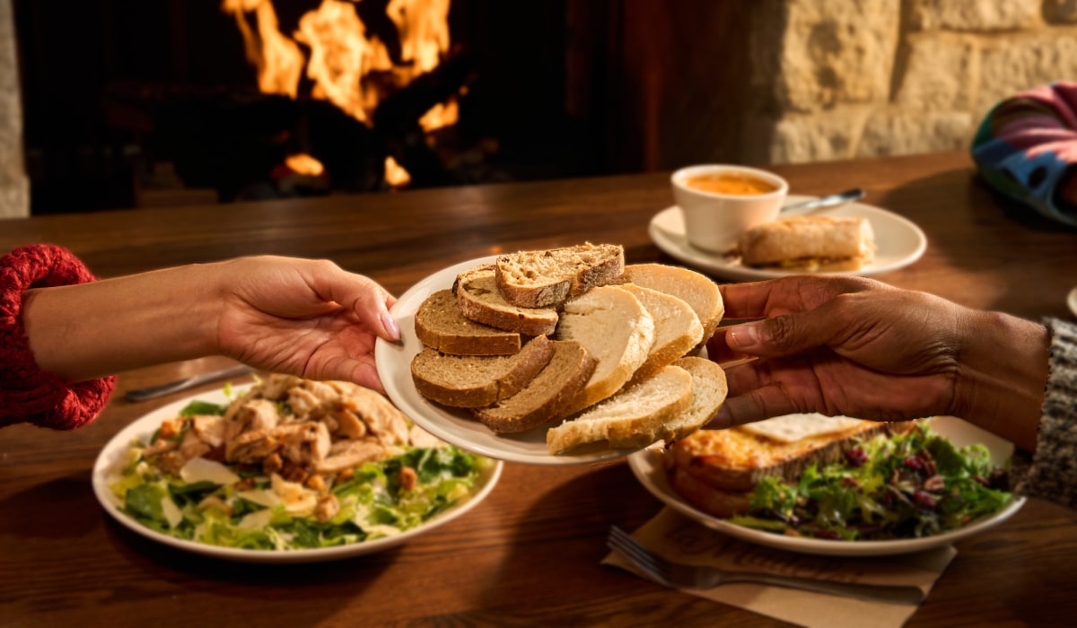 Food from la Madeleine.