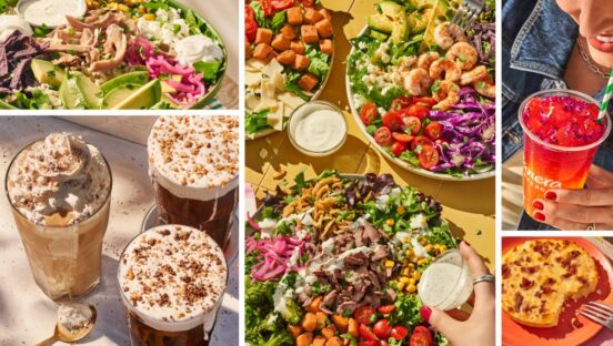 Panera food items.