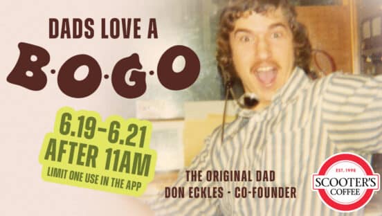 Scooter's Coffee BOGO deal.