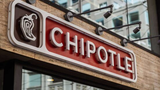 Chipotle signage.