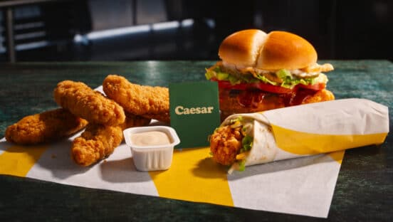 Caesar-flavored menu items from McDonald's.