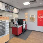 Papa Murphy's counter.