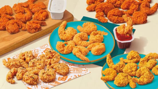 Popeyes butterfly shrimp.