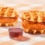 Chick-fil-A chicken and waffles.