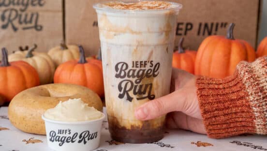 Pumpkin menu at Jeff's Bagel Run.
