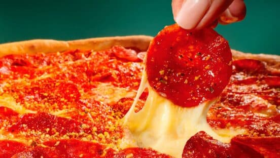 The Ultimate Pepperoni Pizza from Papa Johns.