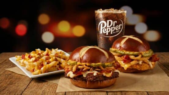 Wendy's Pretzel Bacon Pub.