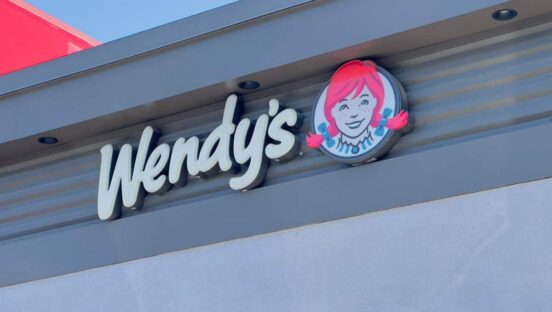 Wendy's signage.