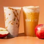 Clean Juice apple harvest menu.