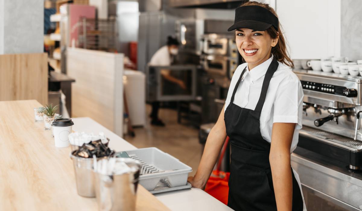 Restaurant worker.