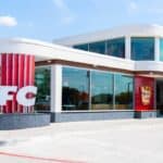 KFC's new 3,400-square-foot restaurant "Open House" draws on midcentury modern design as a nod to the brand's history.