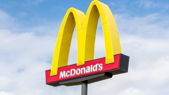 McDonald's signage.