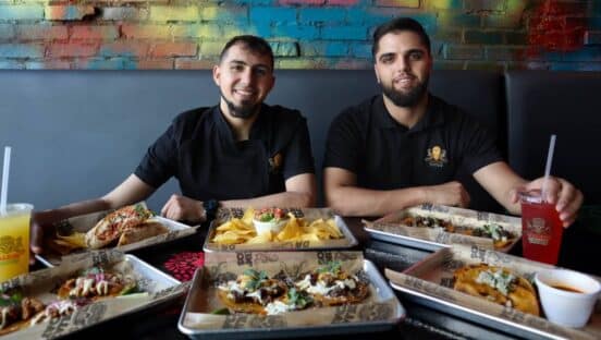 Cofounders and childhood best friends Mohammad Farraj and Omar Al-Massalkhi.